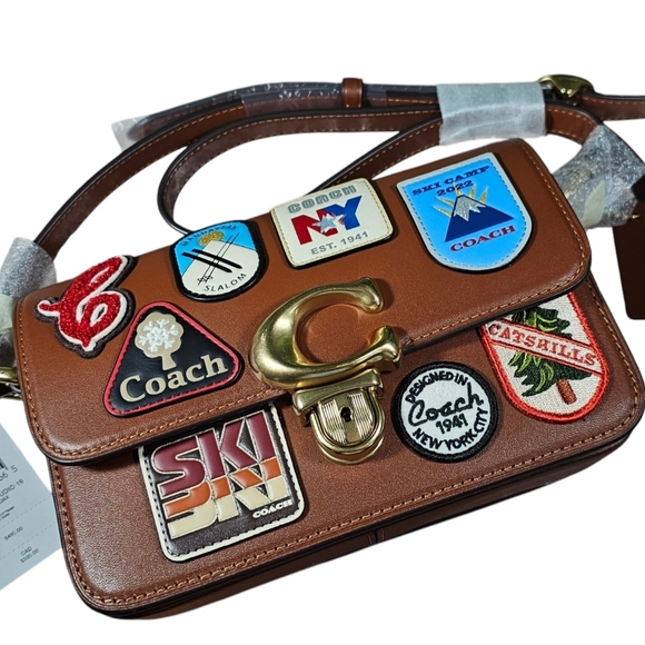 Coach Patches Studio 19 Bag Tan Leather NWT Coach C8078 here on itsasalesworld - Picture 13 of 13